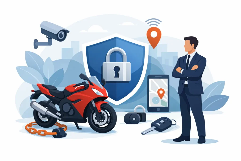 אבטחת אופנוע: מה באמת מגן על הכלי